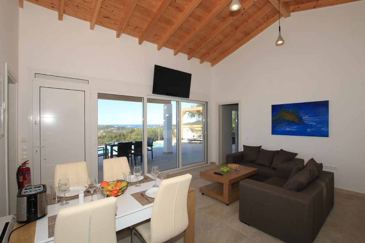 Sunset Sea View Villa 6 Ариллас Экстерьер фото