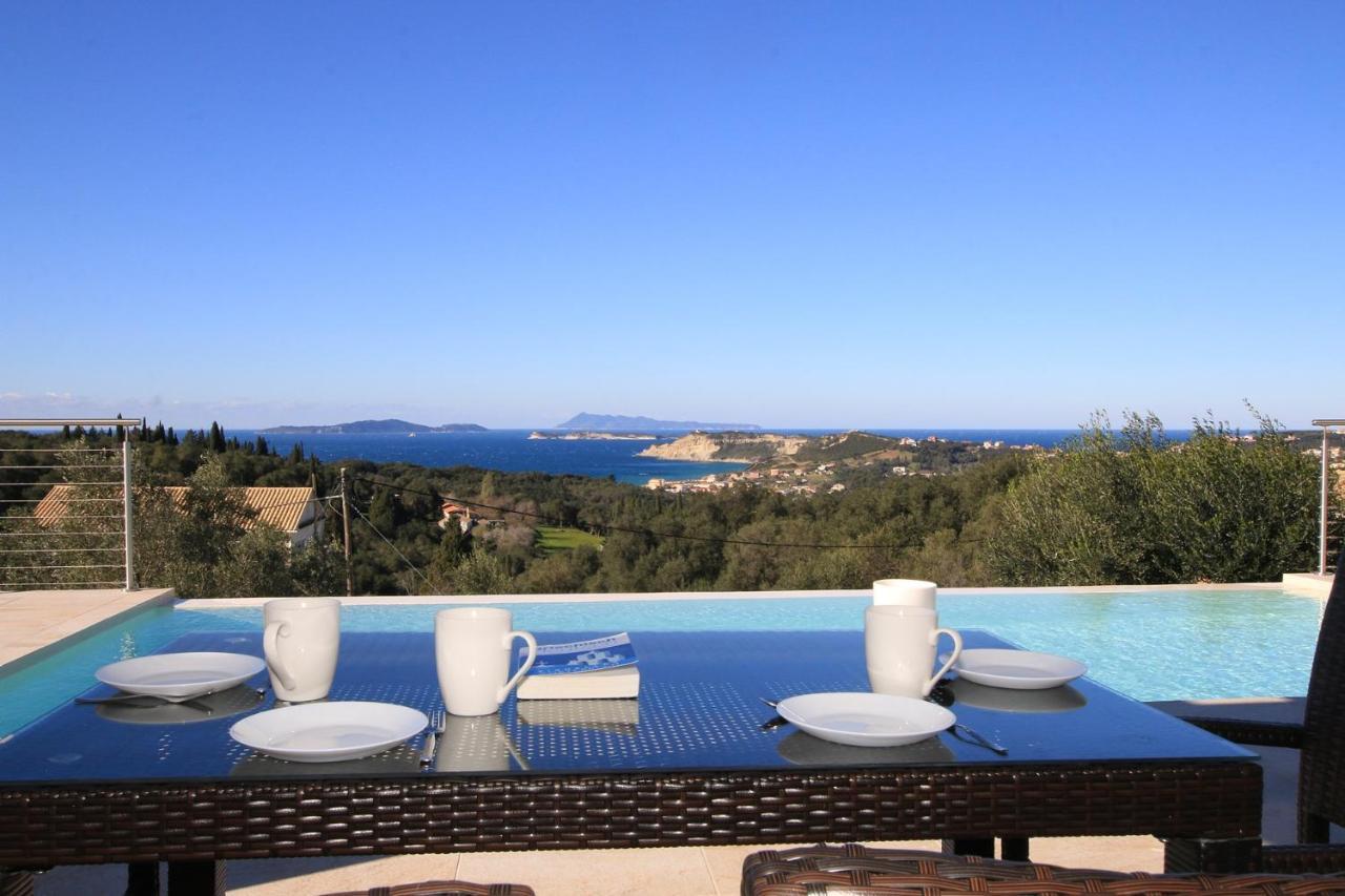 Sunset Sea View Villa 6 Ариллас Экстерьер фото